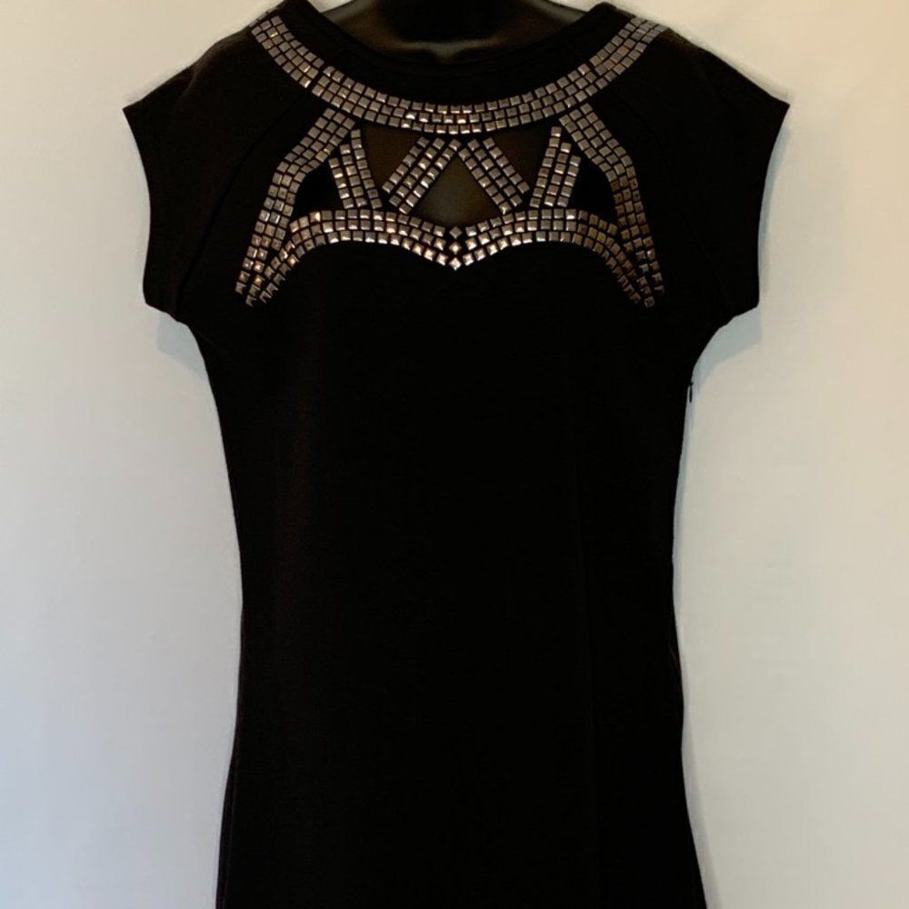 Black Fitted Midi Dress